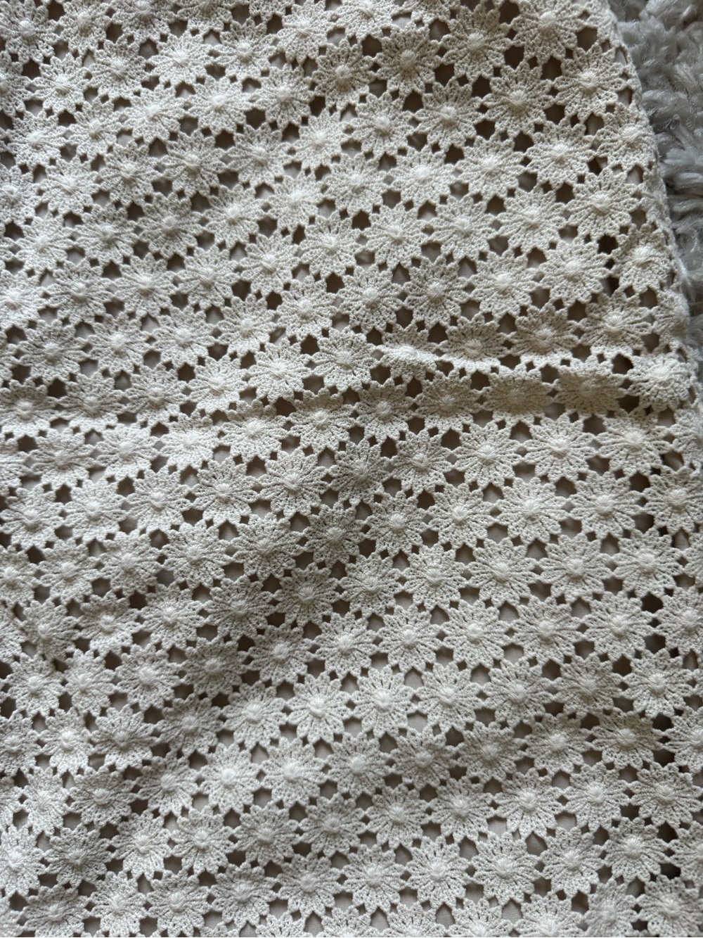 Charter Club Cream Eyelet Pencil Skirt - Picture 3 of 5
